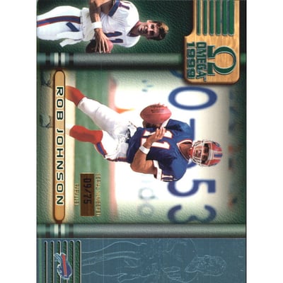 1999 Pacific Omega Platinum Blue #26 Rob Johnson