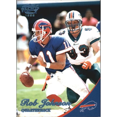 1999 Pacific Platinum Blue #50 Rob Johnson