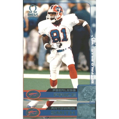 2000 Pacific Omega Platinum Blue #20 Antowain Smith