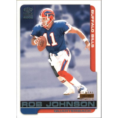 2000 Paramount Platinum Blue #25 Rob Johnson
