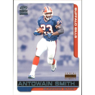 2000 Paramount Platinum Blue #31 Antowain Smith