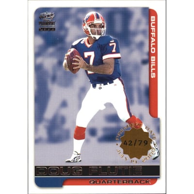 2000 Paramount Premiere Date #24 Doug Flutie