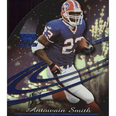 2000 Playoff Momentum Star Gazing Blue Die Cuts #SG24 Antowain Smith