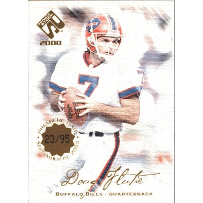 2000 Private Stock Premiere Date #9 Doug Flutie