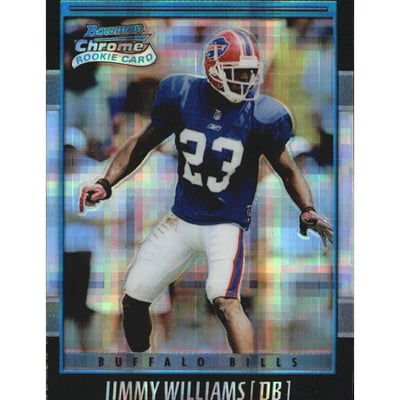 2001 Bowman Chrome Xfractors #217 Jimmy Williams