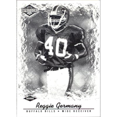 2001 Pacific Impressions Shadow #154 Reggie Germany