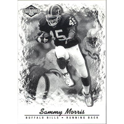 2001 Pacific Impressions Shadow #17 Sammy Morris