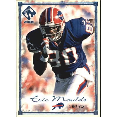 2001 Private Stock Blue Framed #11 Eric Moulds