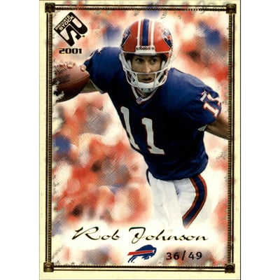2001 Private Stock Gold Framed #10 Rob Johnson