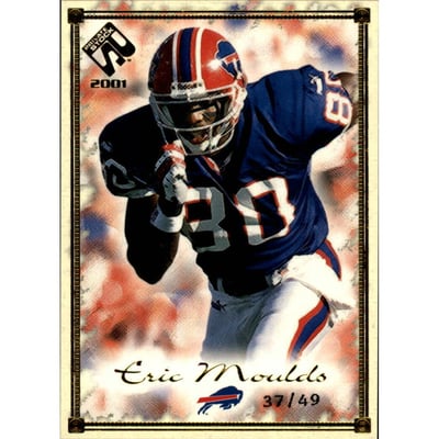 2001 Private Stock Gold Framed #11 Eric Moulds