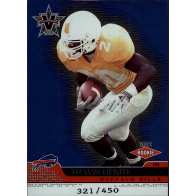 2001 Vanguard #107 Travis Henry RC