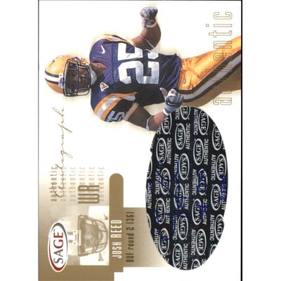 2002 SAGE Autographs Gold #A34 Josh Reed/200