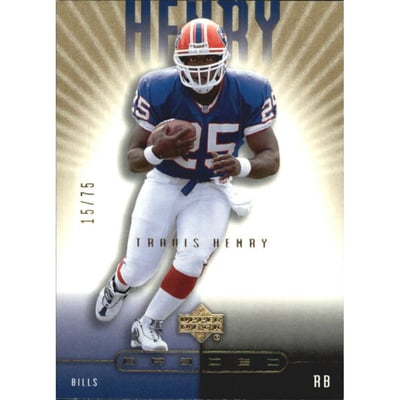 2002 UD Graded Gold #12 Travis Henry