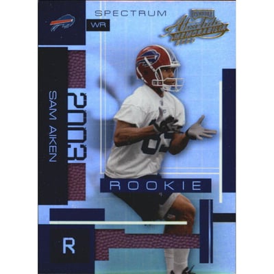 2003 Absolute Memorabilia Spectrum #120 Sam Aiken