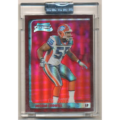 2003 Bowman Chrome Red Refractors #156 Angelo Crowell