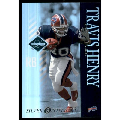 2003 Leaf Limited Silver Spotlight #8 Travis Henry
