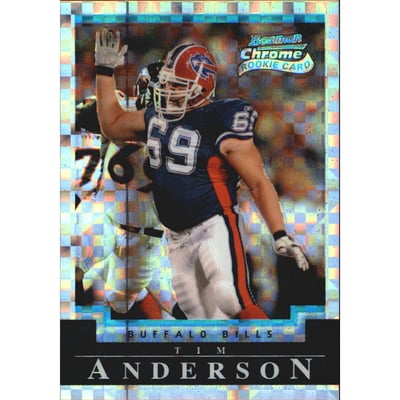 2004 Bowman Chrome Xfractors #161 Tim Anderson