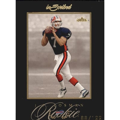2004 Fleer Inscribed Black Border Gold #85 J.P. Losman