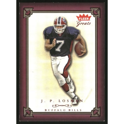 2004 Greats of the Game Green/Red #83 J.P. Losman