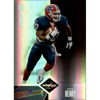 2004 Leaf Limited Silver Spotlight #96 Travis Henry