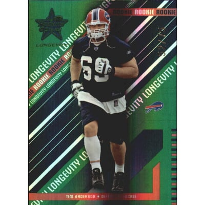 2004 Leaf Rookies and Stars Longevity Emerald #110 Tim Anderson