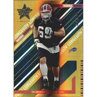 2004 Leaf Rookies and Stars Longevity Gold #110 Tim Anderson