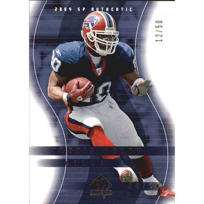 2004 SP Authentic Gold #9 Travis Henry