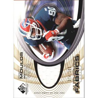 2004 SP Game Used Edition Authentic Fabric Gold #AFEM Eric Moulds