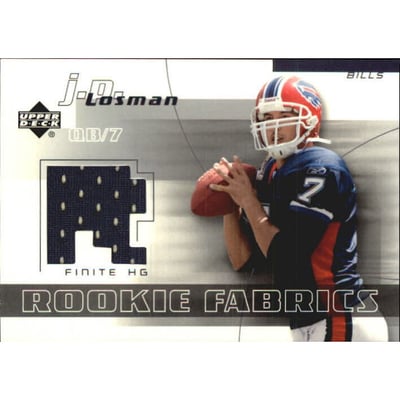 2004 Upper Deck Finite HG Rookie Fabrics #JP J.P. Losman