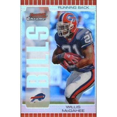 2005 Bowman Chrome Silver Refractors #78 Willis McGahee