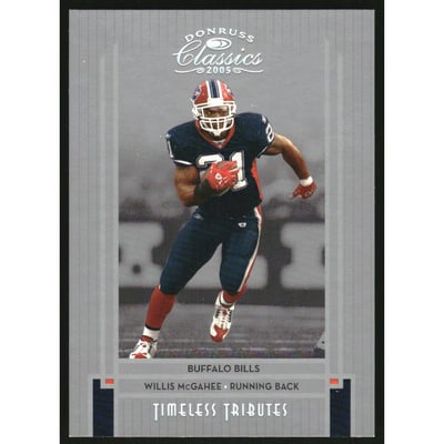 2005 Donruss Classics Timeless Tributes Silver #12 Willis McGahee