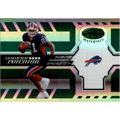 2005 Leaf Certified Materials Certified Potential Emerald #5 Willis McGahee