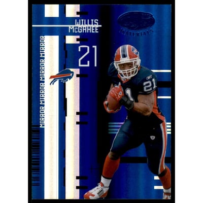 2005 Leaf Certified Materials Mirror Blue #17 Willis McGahee