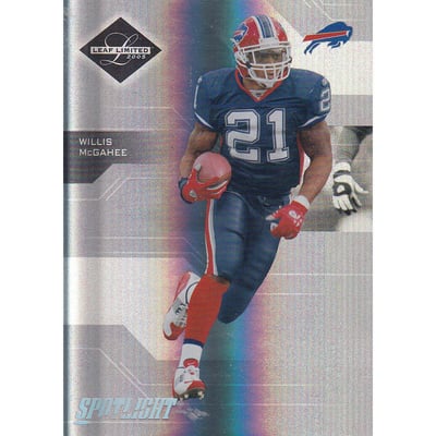 2005 Leaf Limited Silver Spotlight #13 Willis McGahee