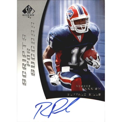 2005 SP Authentic Scripts for Success Autographs #SSRP Roscoe Parrish