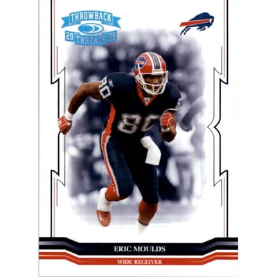 2005 Throwback Threads Platinum Holofoil #15 Eric Moulds