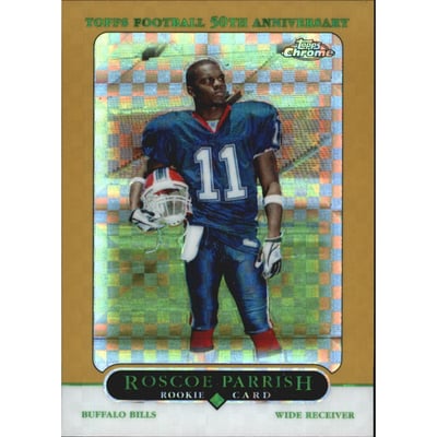 2005 Topps Chrome Gold Xfractors #188 Roscoe Parrish