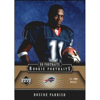 2005 UD Portraits Gold #136 Roscoe Parrish
