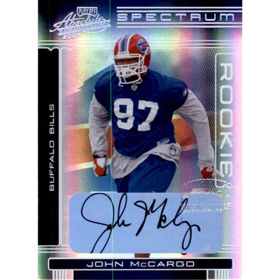 2006 Absolute Memorabilia Spectrum Silver Autographs #180 John McCargo/150