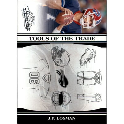 2006 Absolute Memorabilia Tools of the Trade Black #TOT65 J.P. Losman