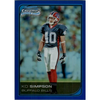 2006 Bowman Chrome Blue Refractors #46 Ko Simpson