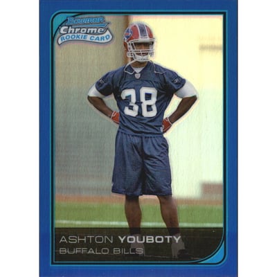 2006 Bowman Chrome Blue Refractors #70 Ashton Youboty