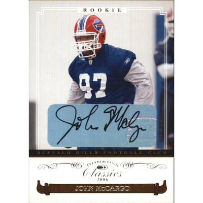 2006 Donruss Classics #223 John McCargo AU/499 RC