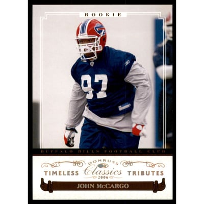 2006 Donruss Classics Timeless Tributes Bronze #223 John McCargo
