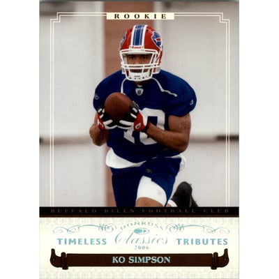 2006 Donruss Classics Timeless Tributes Silver #201 Ko Simpson
