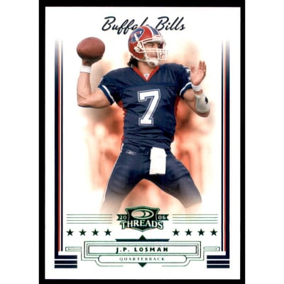 2006 Donruss Threads Retail Green #144 J.P. Losman
