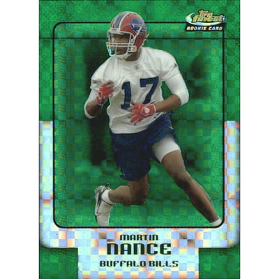 2006 Finest Green Xfractors #139 Martin Nance