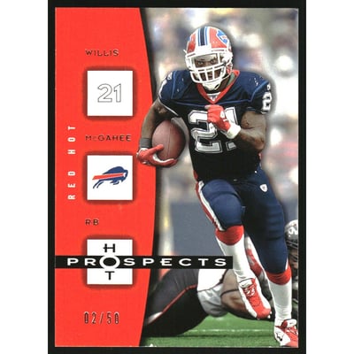 2006 Hot Prospects Red Hot #10 Willis McGahee