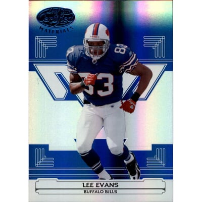 2006 Leaf Certified Materials Mirror Blue #18 Lee Evans