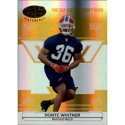 2006 Leaf Certified Materials Mirror Gold #161 Donte Whitner